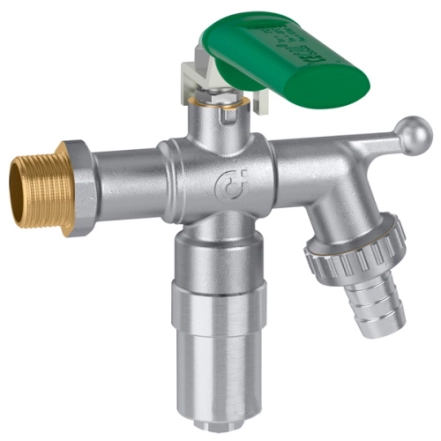 Кран садовий Caleffi  ICECAL®  Ø1/2 х 3/4", з захистом від замерзання (Tmin = -30°)