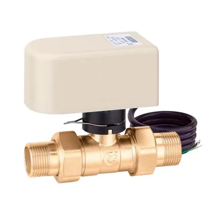 Кран зоновий кульовий  двоходовий з приводом Caleffi Ø1/2" 230 V -5÷110°C  (10 c, 90°поворот)