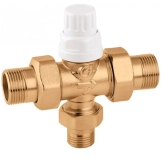Вентиль зоновый трехходовой под термоголовку Ø1/2" 10 bar 0÷95 °C Caleffi (677040)