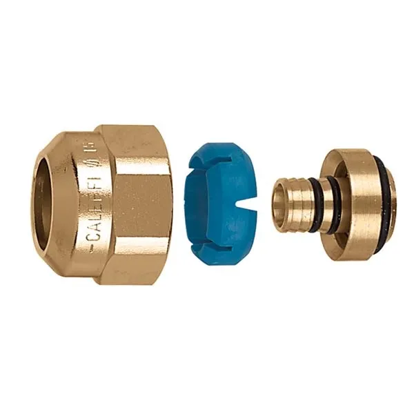 Гайка латунная с ниппелем для пластиковых и МП труб Caleffi Ø3/4" x 15,5÷16/18-20 мм