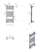 Рушникосушка Carino Arianna 1190x490 White Matte (A1949FWM) Фото - 3