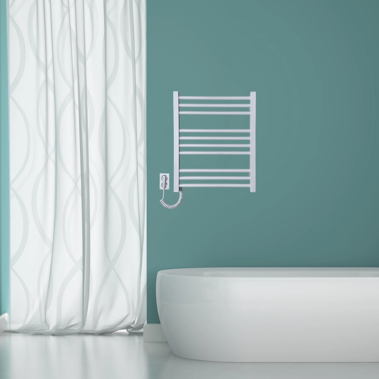 Рушникосушка Carino Arianna 590x490 White Matte (A5949LWM) Фото - 1