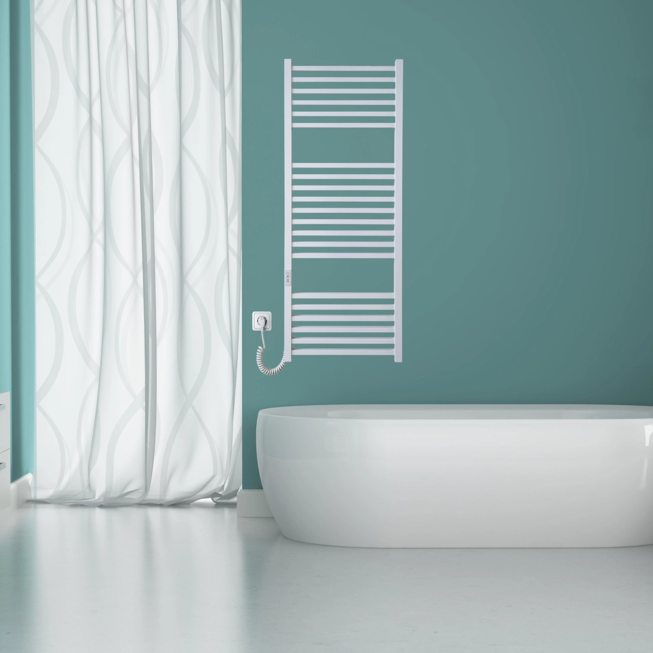 Рушникосушка Carino Lorenzo 1190x490 White Matte (L1949FWM) Фото - 2