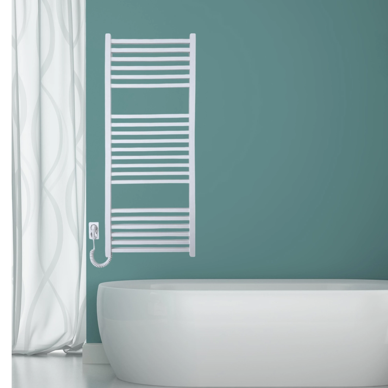 Рушникосушка Carino Lorenzo 1190x490 White Matte (L1949LWM) Фото - 1