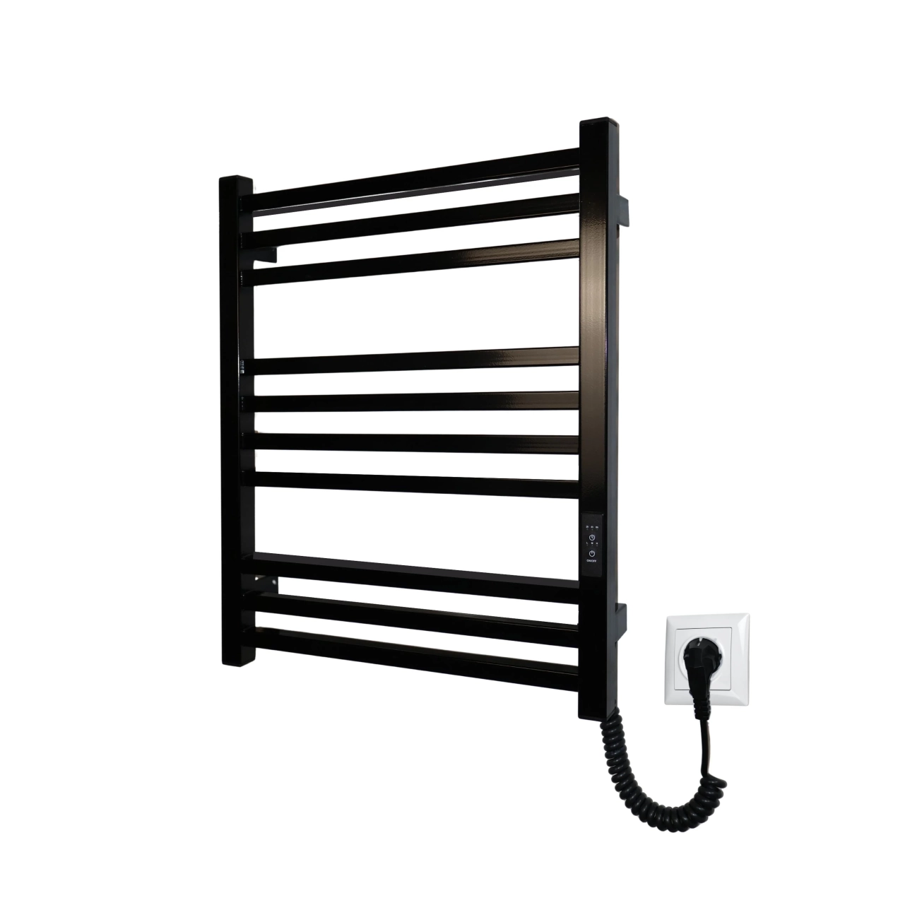 Полотенцесушитель Carino Lorenzo 590x490 Black (L5949FBG) Фото - 1