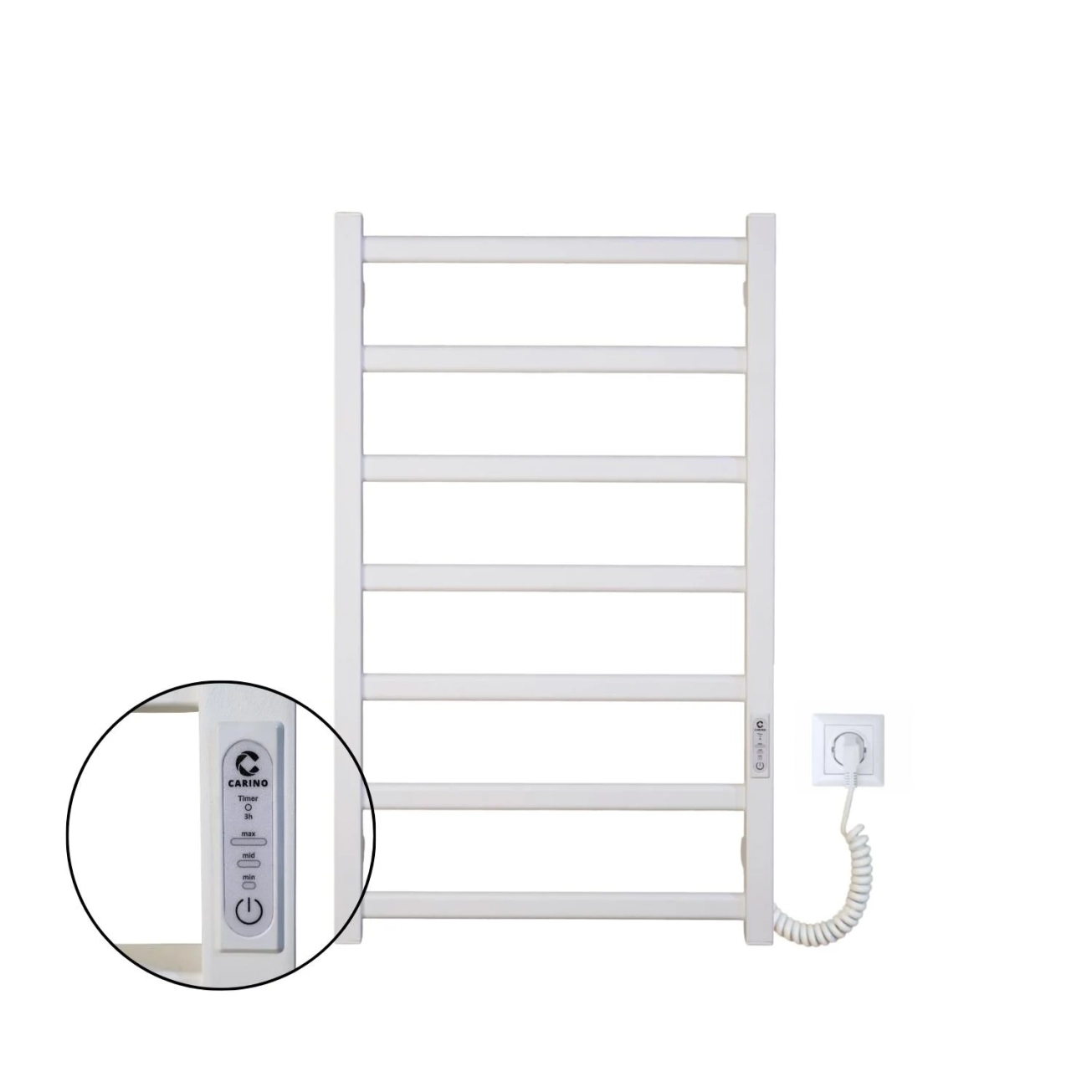 Рушникосушка Carino Luna 790x490 White Matte (LN7949FWM) Фото - 2