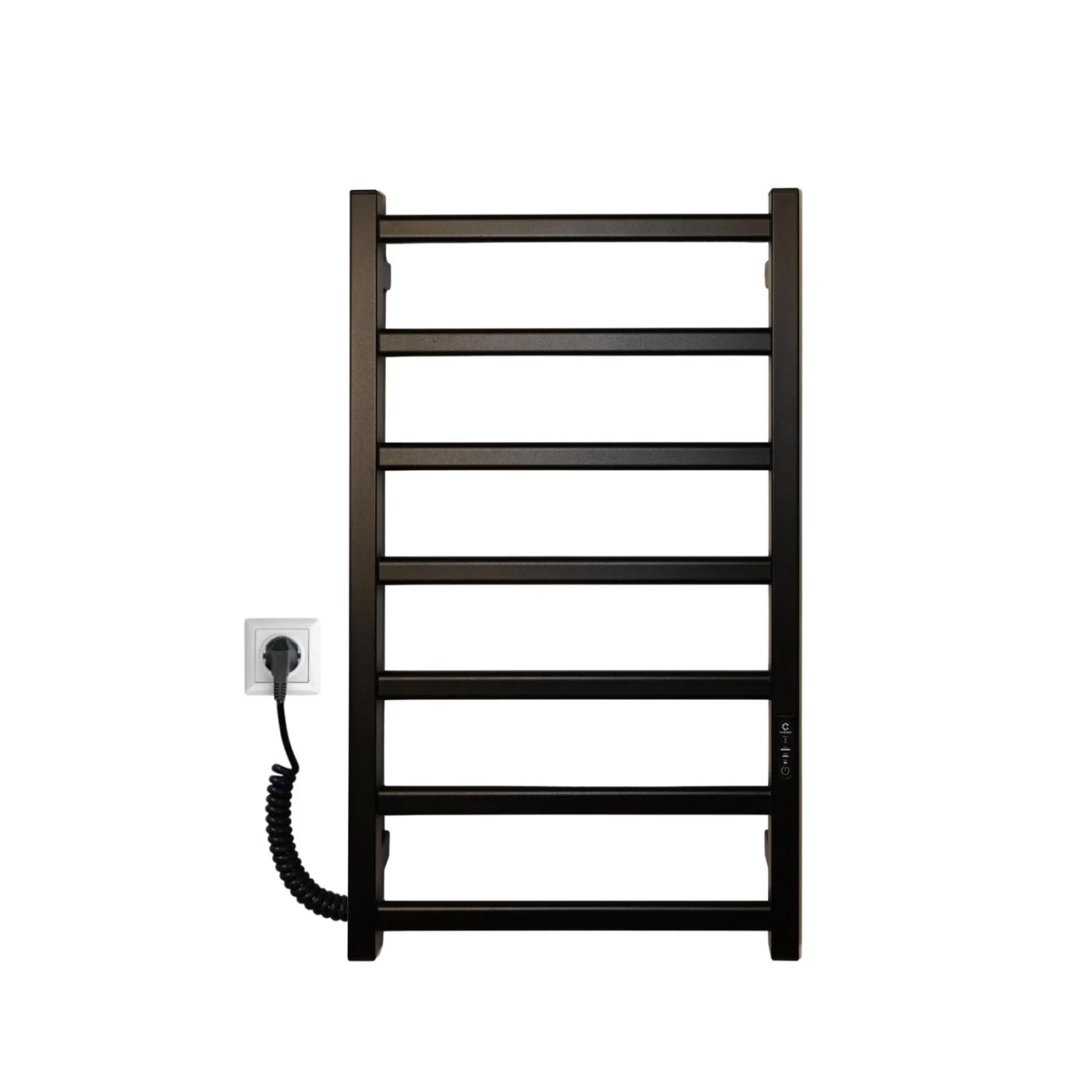 Полотенцесушитель Carino Luna 790x490 Black Matte (LN7949FВM) Фото - 5