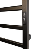 Полотенцесушитель Carino Luna 790x490 Black Matte (LN7949FВM) Фото - 4