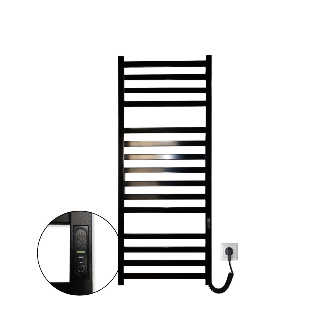 Полотенцесушитель Carino Ricardo 1190x490 Black (R1949FBG)