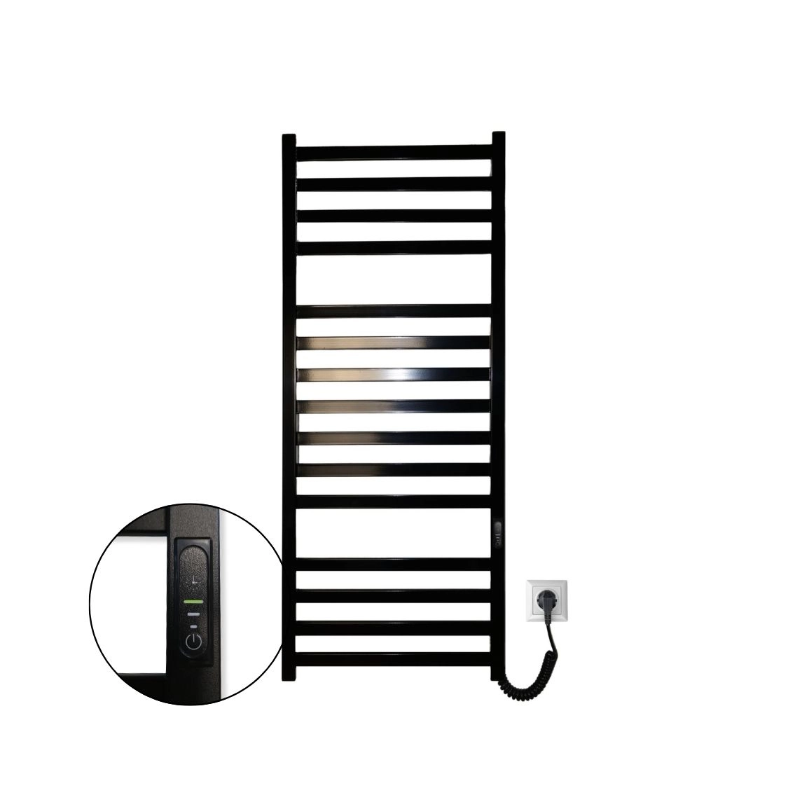 Полотенцесушитель Carino Ricardo 1190x490 Black (R1949FBG)