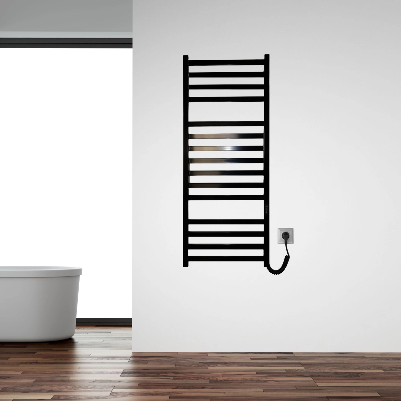 Полотенцесушитель Carino Ricardo 1190x490 Black (R1949FBG) Фото - 5