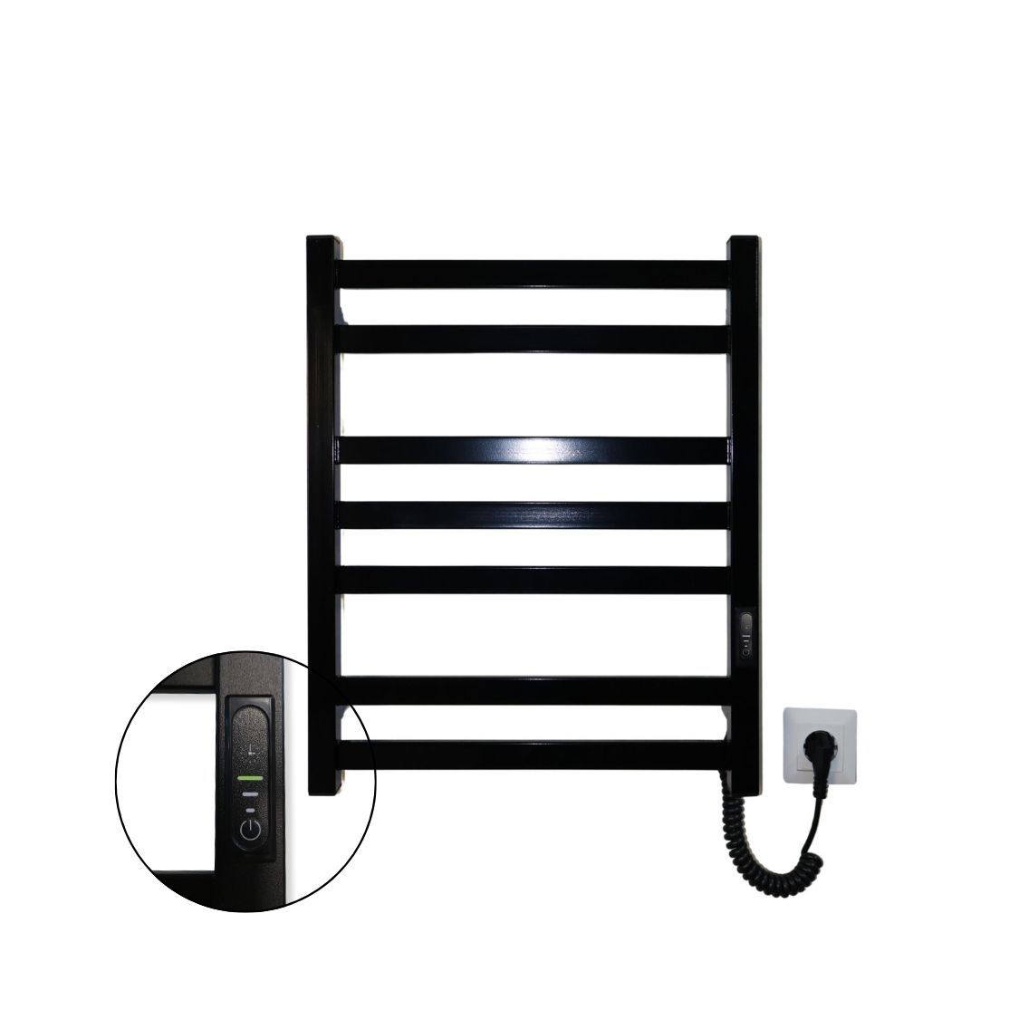 Рушникосушка Carino Ricardo 590x490 Black (R5949FBG)