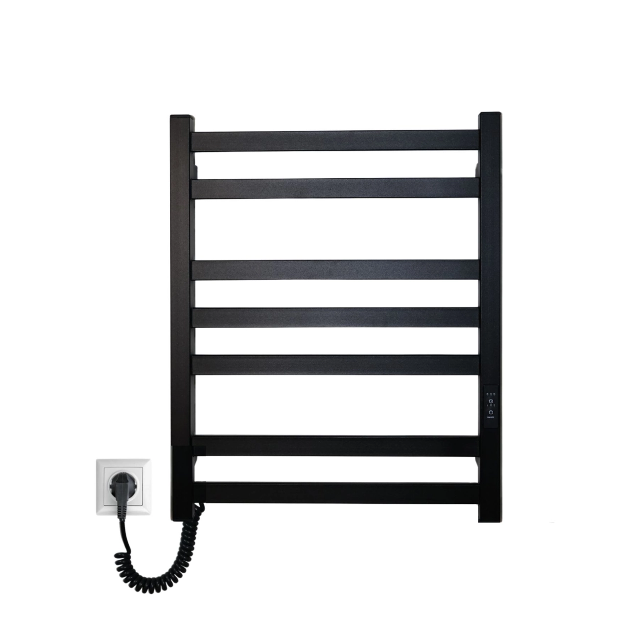 Рушникосушка Carino Ricardo 590x490 Black Matte (R5949FBM) Фото - 1