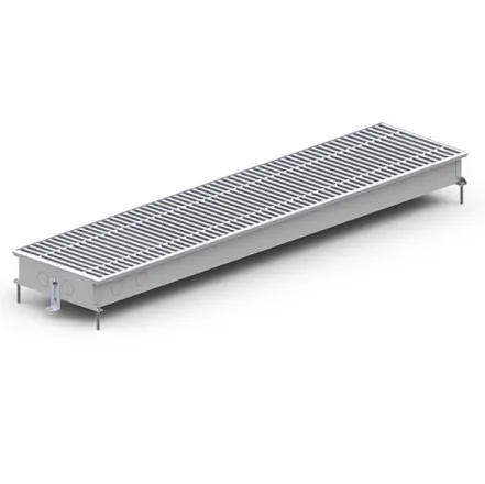 Конвектор внутрипольный Carrera M Inox 230/1750/65