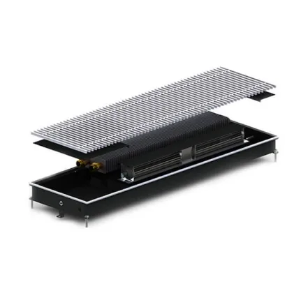 Конвектор внутрипольный Carrera MV Black 250/1000/65 + вентилятор DC 24V