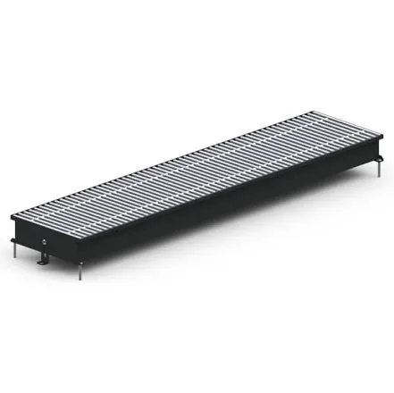 Конвектор внутрипольный Carrera C Black 230/1500/65