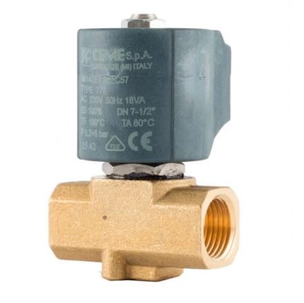 Електромагнітний клапан CEME 9914 TE7 (нормально закритий) 1/2"