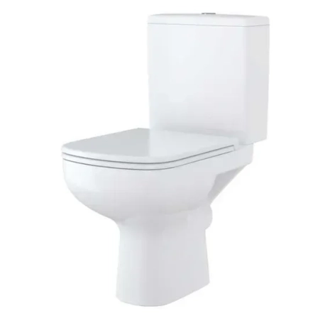 Унітаз-компакт Cersanit 575 COLOUR NEW CLEAN ON 011 3/5 з кришкою білою дюропл лііфт
