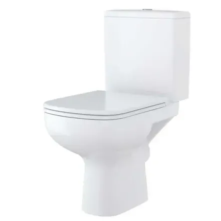 Унитаз-компакт Cersanit 575 COLOUR NEW CLEAN ON 011 3/5 с крышкой белой дюропл лиифт