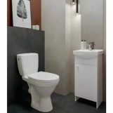 Унитаз-компакт Cersanit 704 CERSANIA SIMPLEON 011 3/6 с дюропластовой крышкой LIFT Фото - 2