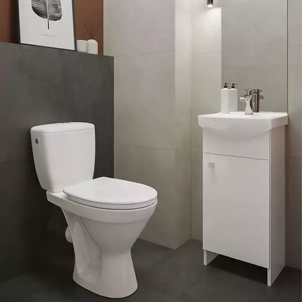 Унитаз-компакт Cersanit CERSANIA II 751 SIMPLEON 011 3/6 L с крышкой дюропл лифт Фото - 5