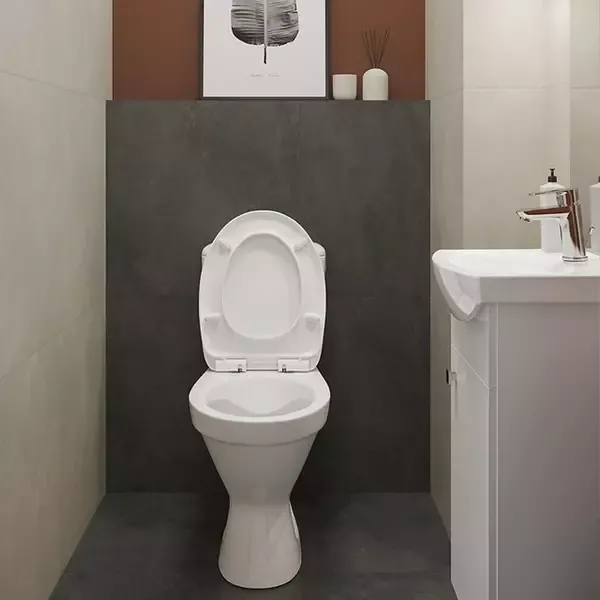 Унитаз-компакт Cersanit CERSANIA II 751 SIMPLEON 011 3/6 L с крышкой дюропл лифт Фото - 6