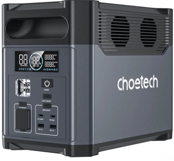 Зарядная станция Choetech BS061 1024 Вт·ч, 1200 Вт (BS061-EU-GY)