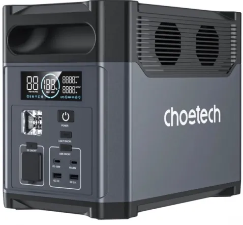 Зарядна станція Choetech BS061 1024Wh, 1200W (BS061-EU-GY)