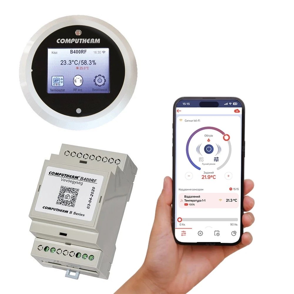 Терморегулятор кімнатний COMPUTHERM B400RF WI-FI