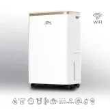 Осушувач повітря Cooper&Hunter CH-D005WD8-12LDWF, 10л.на добу, 28м.кв, 110м3/год, 145Вт, дисплей ,ел. кер-ня, WI-FI, таймер, іонізатор, авто вимк., білий