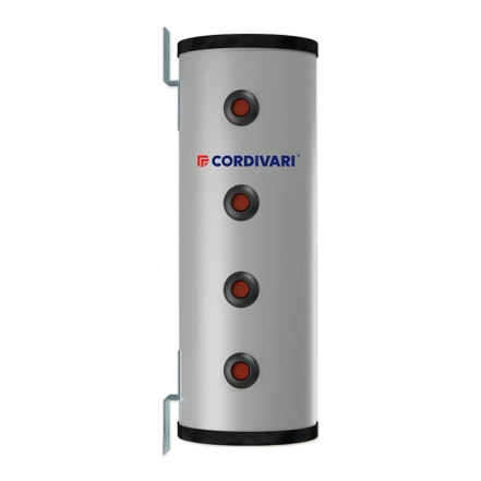 Навісний теплоакумулятор 25 л для теплових насосів Cordivari VOLANO UP GBF (6 CONN.)  4 bar -10/+95 °C