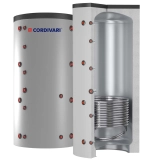 Теплоаккумулятор (буферная емкость) 1500 л Cordivari PUFFER 1 (1 теплообменник) VC (мягкая съемная изоляция)