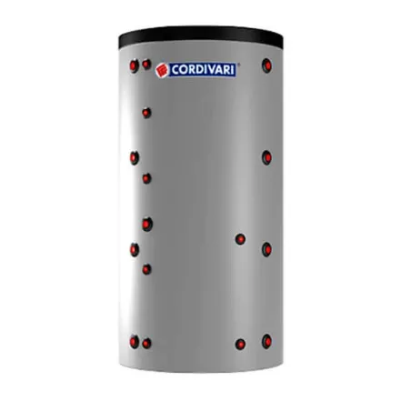 Теплоакумулятор (буферна ємність) 600 л Cordivari PUFFER 1 (1 теплообмінник) VB (тверда незйомна ізоляція)
