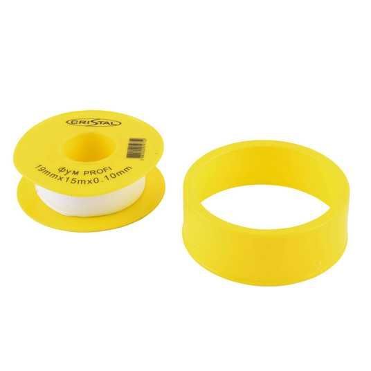 Фум стрічка тефлонова PROFI S-1204 (19*15*0,20) газова CRISTAL