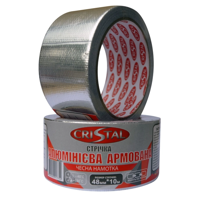 Стрічка алюмінієва армована CRISTAL 48мм х 20м