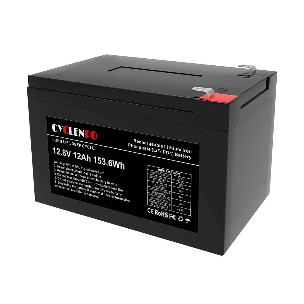 Аккумуляторная батарея литий-железо-фосфатная Cyclen 12.8В 12Ач 12.8V 12AH LiFePo4 (44-00076)