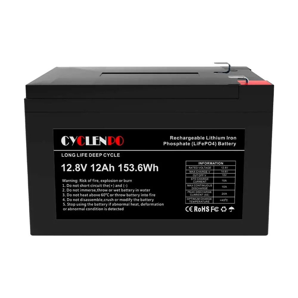 Аккумуляторная батарея литий-железо-фосфатная Cyclen 12.8В 12Ач 12.8V 12AH LiFePo4 (44-00076) Фото - 2