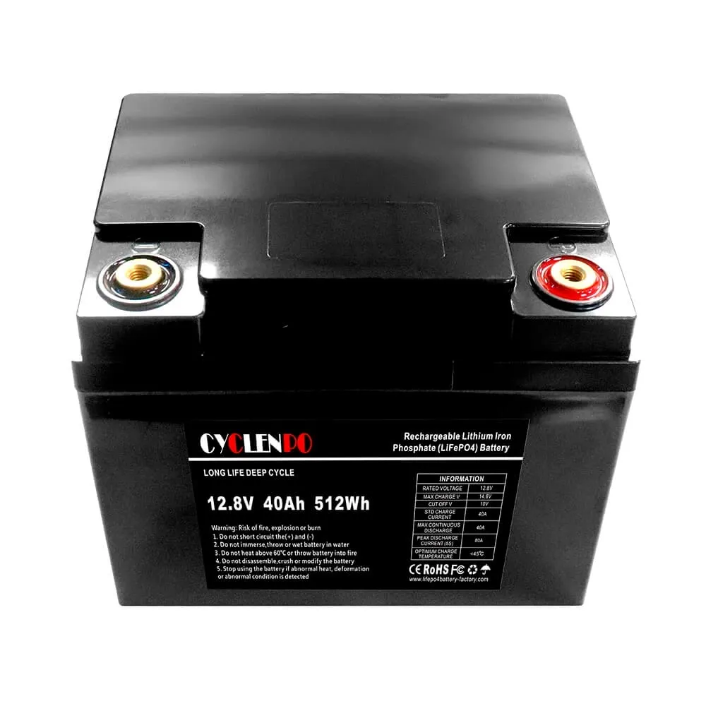 Аккумуляторная батарея литий-железо-фосфатная Cyclen 12.8В 40Ач 12.8V 40AH LiFePo4 (44-00078) Фото - 2