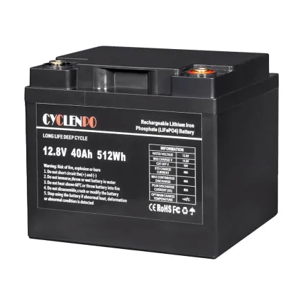 Аккумуляторная батарея литий-железо-фосфатная Cyclen 12.8В 40Ач 12.8V 40AH LiFePo4 (44-00078)