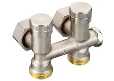 Узел нижнего подключения радиатора (угловой) 3 и 1/2-3/4 RLV-K Danfoss (003L0282)