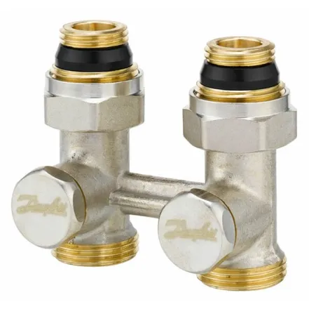 Вузол нижнього підключення радіатора (прямий) 3/4-3/4 RLV-KB 003L0391 Danfoss
