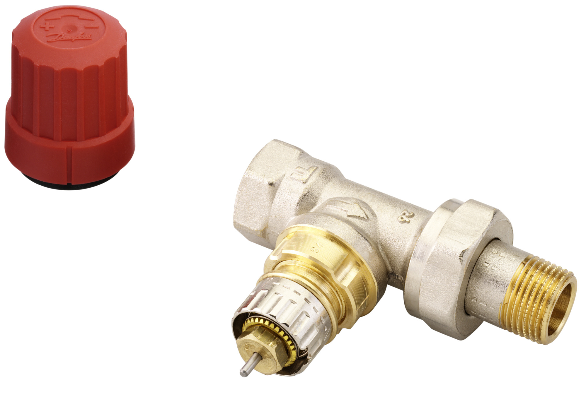 Клапан радіаторний під термоголовку (прямий) 3/8 RA-N Danfoss (013G0012)