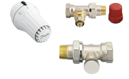 Комплект термостатичний для радіатора (прямий) 1/2 Danfoss (RA-N +RAE +RLV-S) (013G5174)