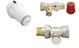 Комплект термостатический для радиатора (прямой) 1/2 Danfoss (RA-N+RAE+RLV-S) (013G5174) (013G5174)