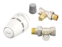 Комплект термостатичний Danfoss Regus RA + RA-FN + RLV-S бокове підкл, 1/2" прямий