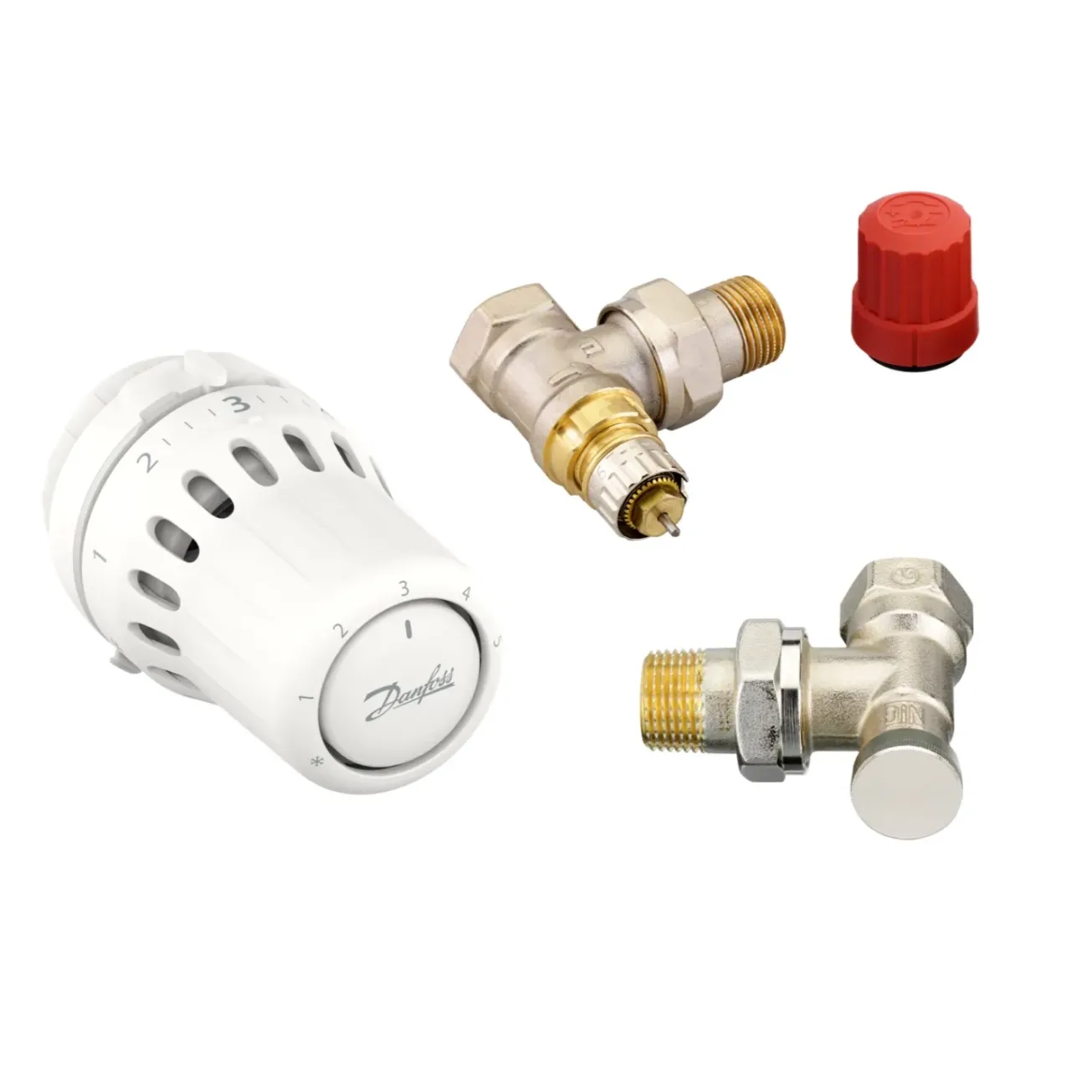 Комплект термостатичний для радіатора (кутовий) ш/м 1/2 013G5173 Danfoss (RA-N +RAE +RLV-S) (10)