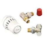 Комплект термостатичний для радіатора (кутовий) ш/м 1/2 013G5173 Danfoss (RA-N +RAE +RLV-S) (10)