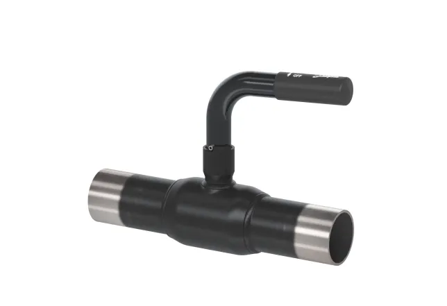 Кран під приварку Danfoss JiP Ду50 Ру40 стандартнопрохідний (0-180°С)
