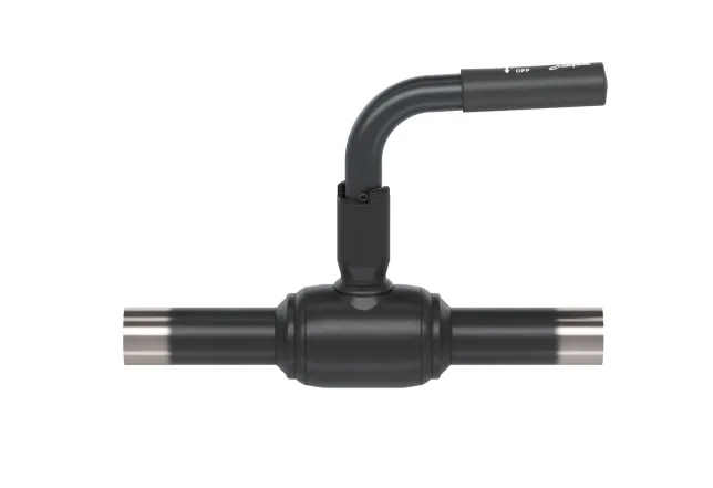 Кран под приварку Danfoss JiP Ду25 Ру40 полнопроходной (0-180°С)