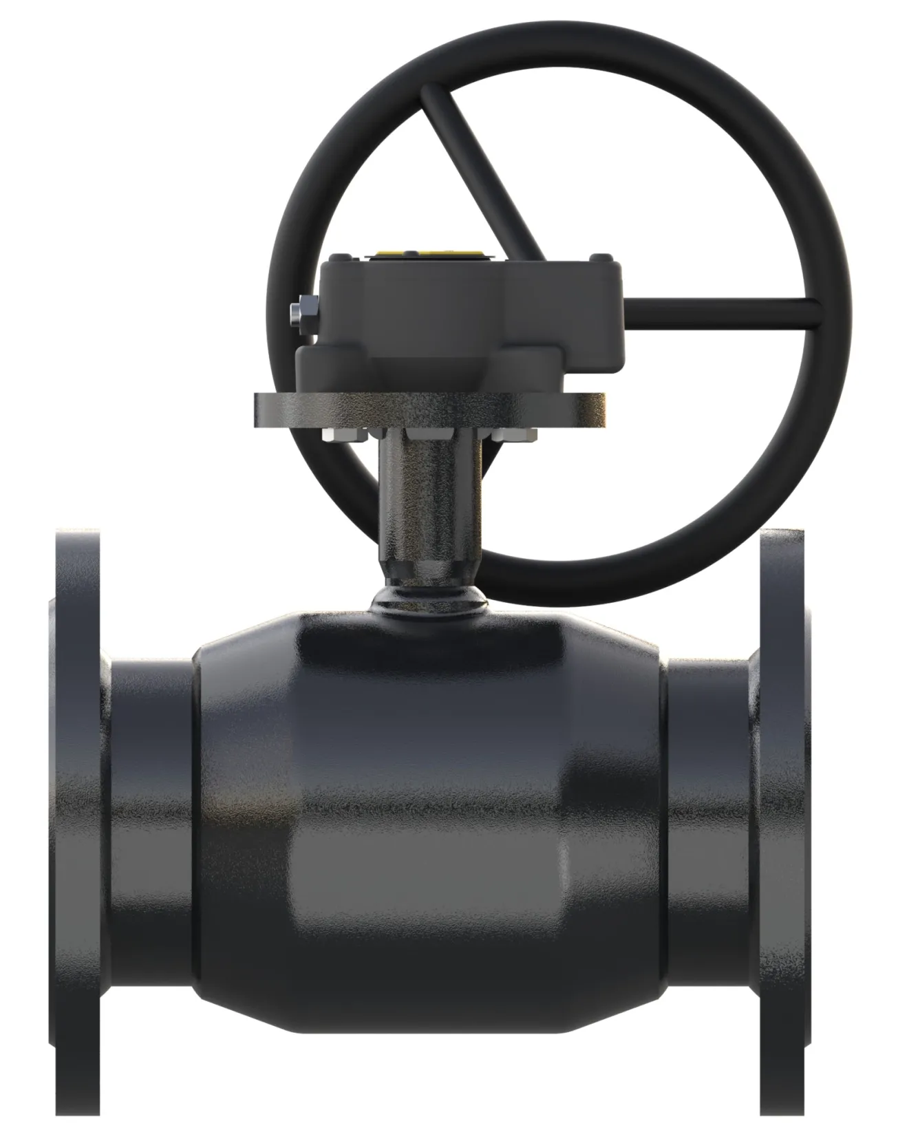 Кран фланцевый Danfoss JiP Ду150 Ру16 стандартнопроходной с редуктором (0-180°С) Фото - 1